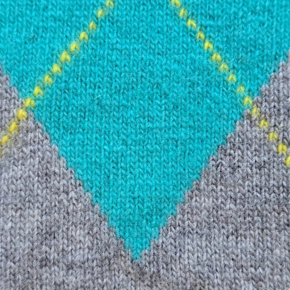 J. Crew Cashmere Argyle Scarf